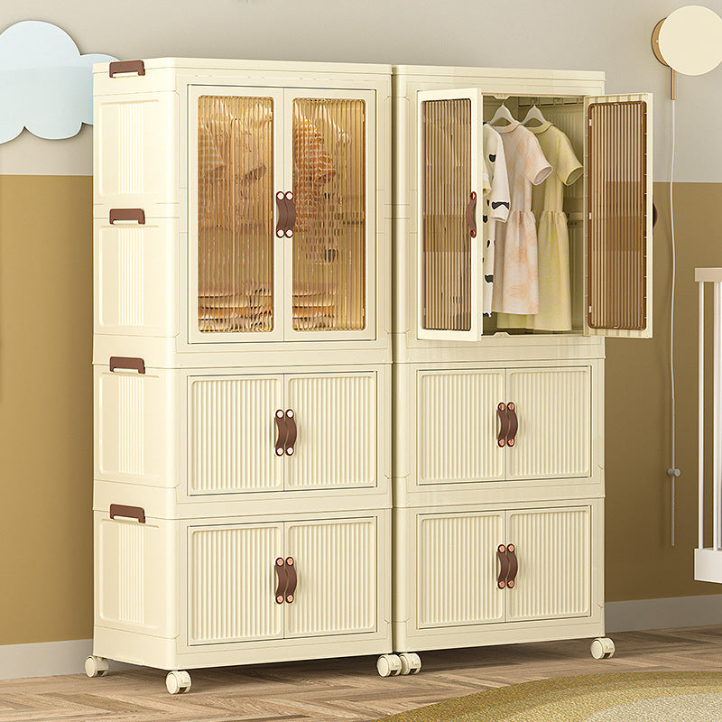 🏡 Acrylic Wardrobe Cabinet With Storage Box  ✨