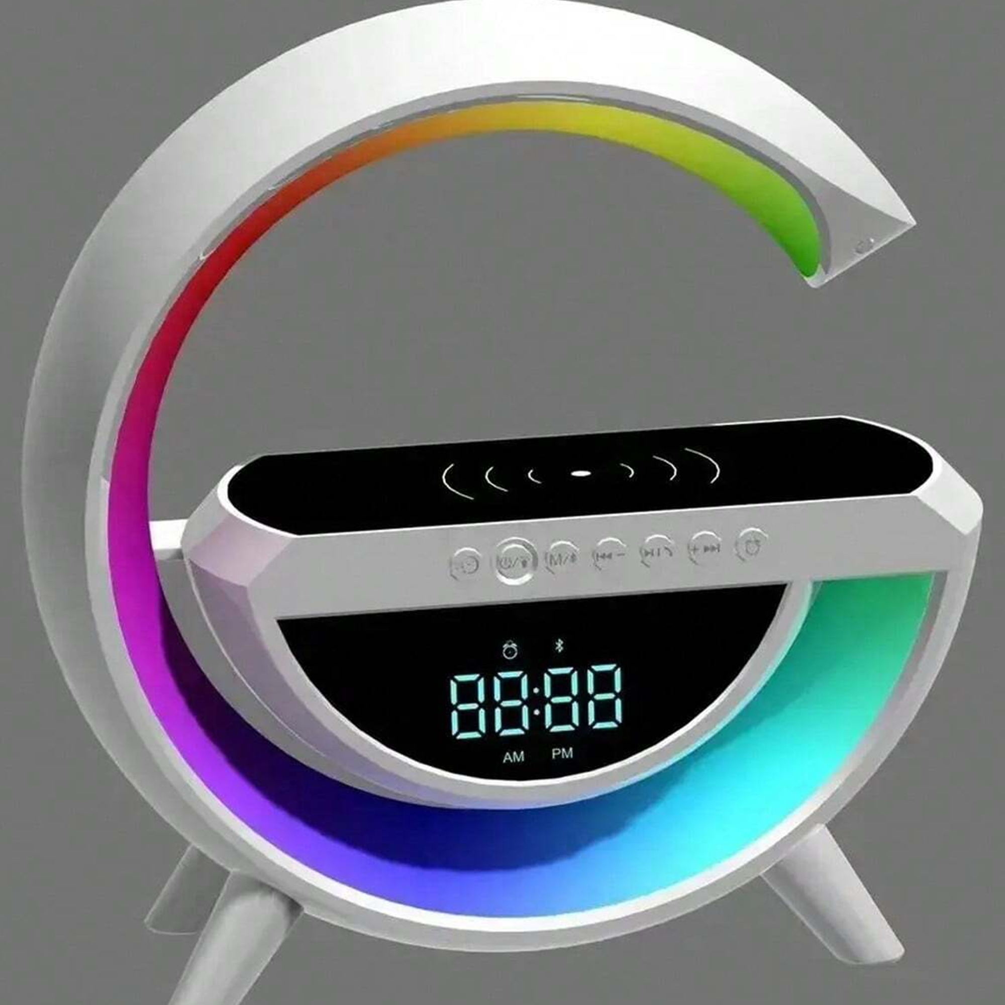 🔊 LED Wireless Charging Speaker 3-in-1  🎶⚡